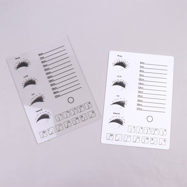1 ST Akryl ögonfranshållare Pall Ögonfransförlängning limpall Hvit