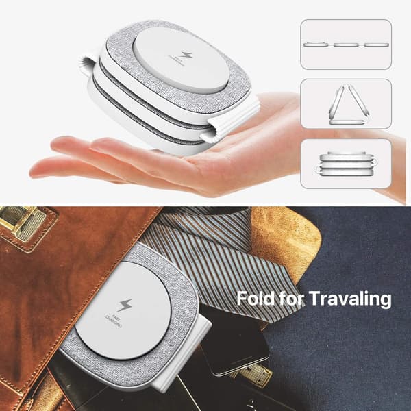 Foldbar Trådløs Oplader – Ladestation til flere enheder 274