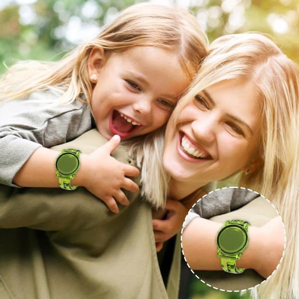 Barnklockarmband Barn GPS-armband TRANSPARENT transparent