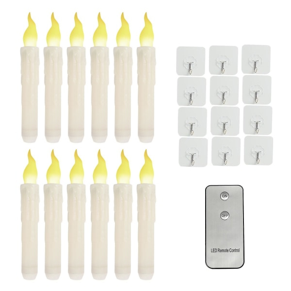 12 svævende lys Hængende Harry Potter-lamper Flimmer Varmhvid Led Standard Z Varmhvid blinkende SQBB