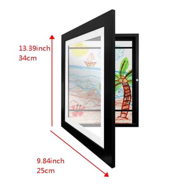 Min lilla Davinci tr? tavelram 20 ark konstverk - barn black onesize