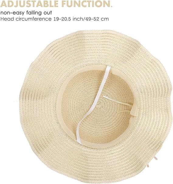 Solhatt och väska-set för flickor (beige) sommarstrand stråhatt_tfrf