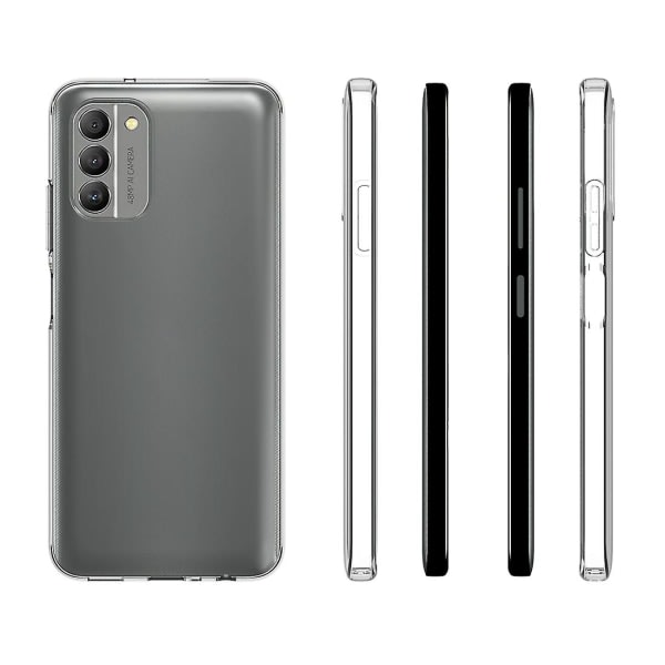 Vattentät Texture Tpu phone case Nokia G400 5g Läpinäkyvä ei mitään
