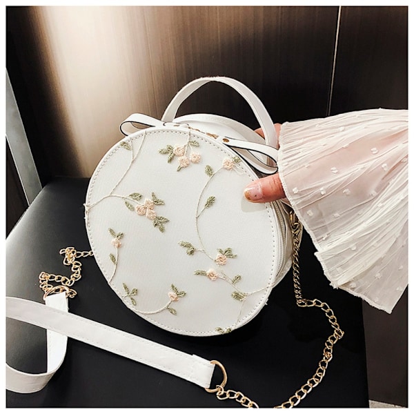 Runda Håndtasker Crossbody Tasker HVID White