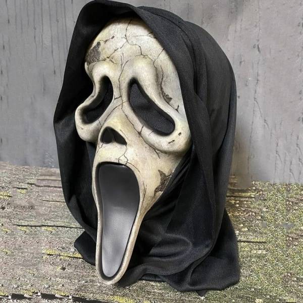 Skräck Scream Face Ghost House Mask Cosplay Läskig Mördare Evil Demon EVA Masker