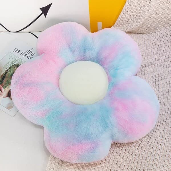 Plyschleksaker Fylld Tusensköna Blomma Sittdyna Solrosform Barn Flicka Sovrum Sittdyna