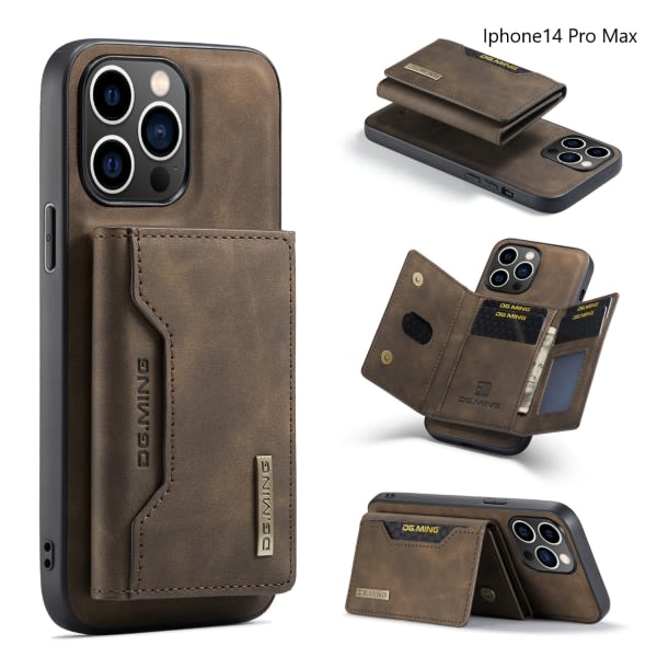 Lämplig för IPhone14/13 phone case, magneettinen korthållare Iphone14 Pro Max