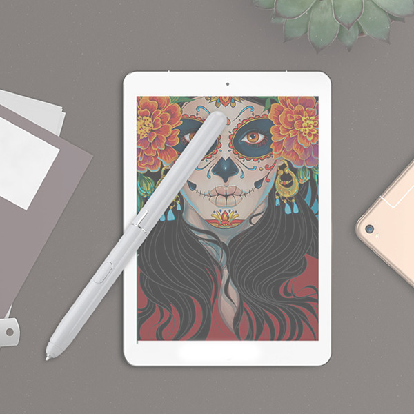 Touch Stylus S Pen Ersättning för Samsung Galaxy Tab S4 SM-T835 T830 Vit 0.1