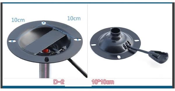 Stol Stol Reparasjon Svingstol Løftestol Sjefsstol Del Skuff Baseplate (diameter: 10 cm)
