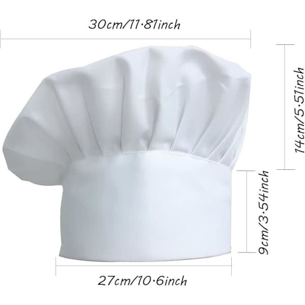 Kockmössa Unisex Kockhatt i Polybomull Gastronomihattar_tfrf