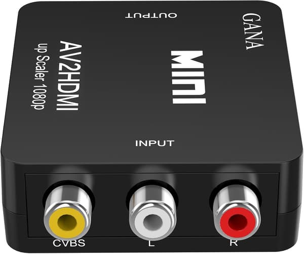 RCA til HDMI, 1080P Mini RCA Komposit CVBS AV til HDMI Video A