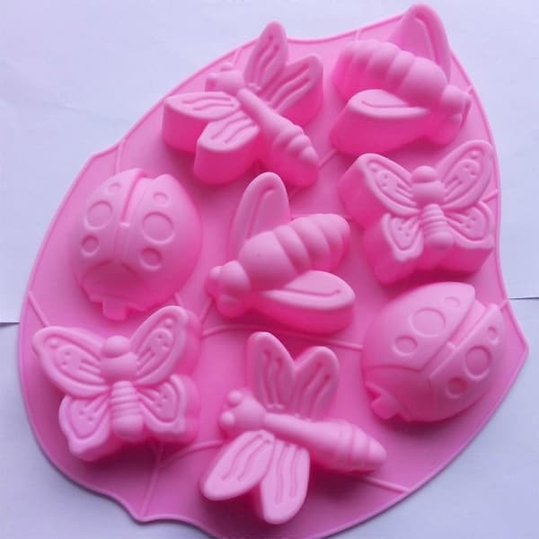 Silikoneforme Insektform Chokoladeform Genanvendelige Bage Fondant Kageforme_tfrf