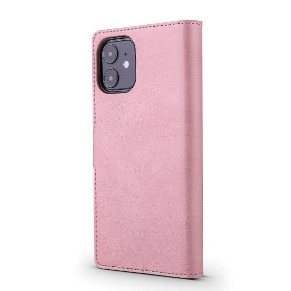 Taokkim Pu Läder Telefonveske Med Plånboksställ För Iphone 12 / Iphone 12 Pro - Rosa ( Färg Rosa ) null ingen