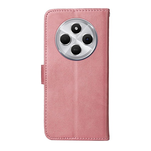 SKALO Xiaomi Redmi 14C PU-nahkainen lompakkokotelo - Useita värejä Pink Rosa