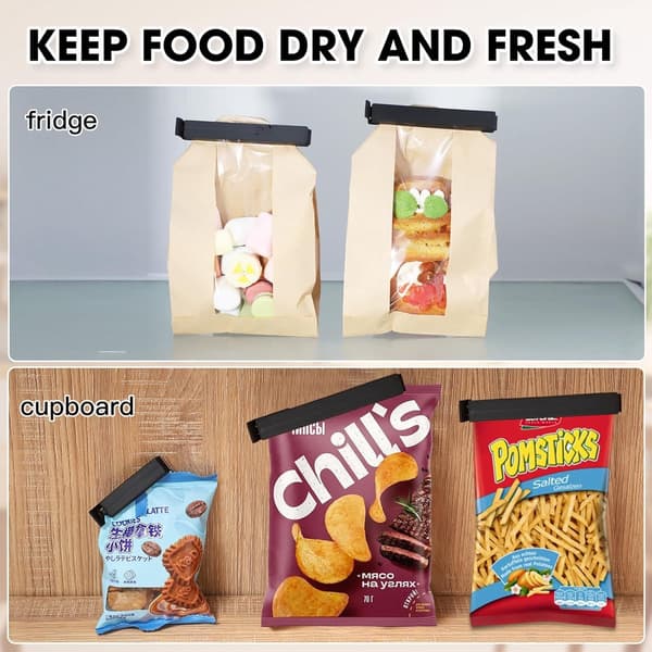 30 klemmer til madposer - og chipsposer - snacksklemme - Friskhedsgriber