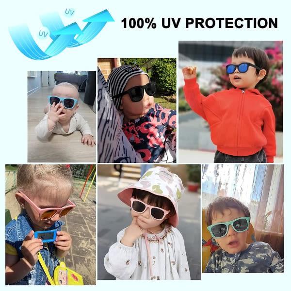 2. polariserede solglasögon for små barn, UV-beskyttelse