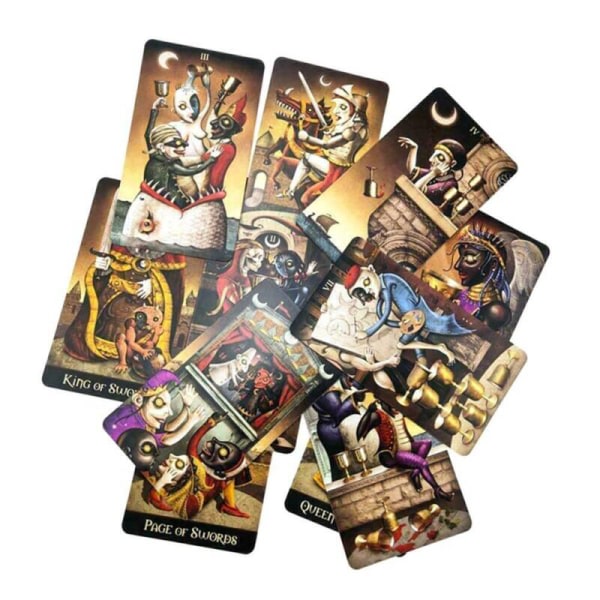Deviant Moon Tarot -korttipakka 78 korttia ennustaminen profeetta moderni tarot - spot myynti zdq