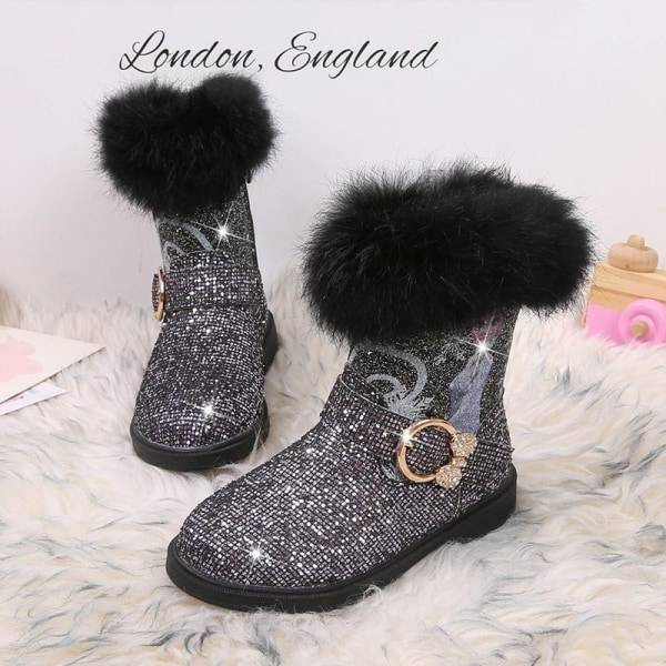 Prinsessakengät Elsa kengät lapset juhlakengät sininen 17.8cm / koko27 17.8cm / size27