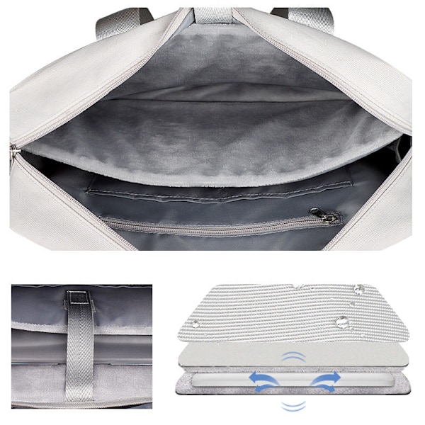 Taske til 11 12 13 14 15 17 tommer til MacBook Huawei Surface computertaske No059 Pink Pink 14.1-15.4(Macbook16)inch