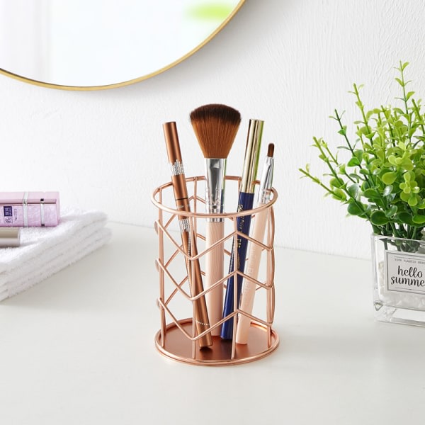 Nordisk roséguld kontorsmaterial multifunktionell pennhållare C C