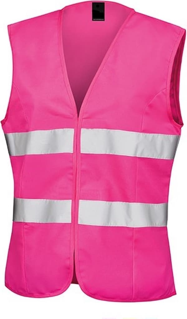 Sikkerhetsvest - Størrelse M - Rosa