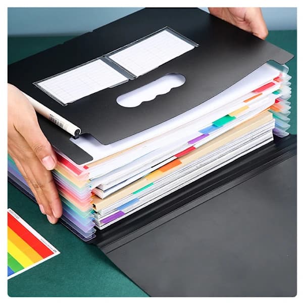 File Folder with Labels - Document Organizer S S S