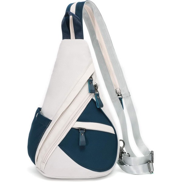 Nylon Sling Bag - Liten Crossbody Ryggsäck Skulder Casual Daypack Multipurpose ryggsäck for män kvinnor