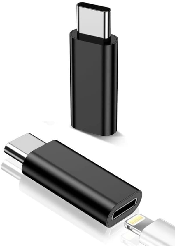 Omvandlare - Lightning till USB-C - Kompakt - 1 styck - Svart
