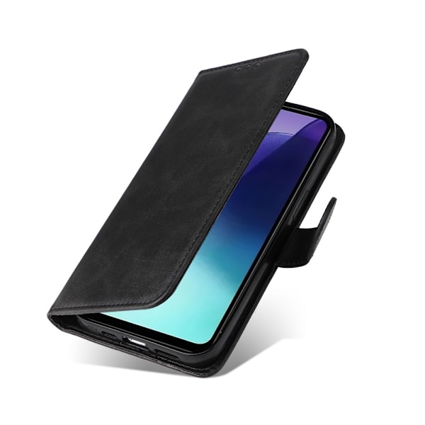 SKALO Xiaomi Redmi 14C PU-Læder Pung Etui - Flere farver Black Svart