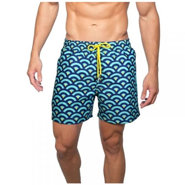 Badbyxor för män Simshorts Board Shorts Quick Dry Beach Shorts-DK6005 zdq