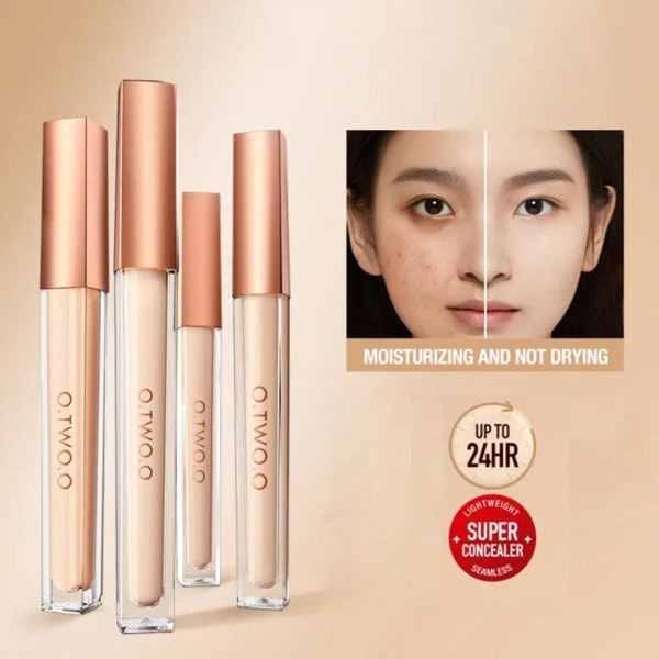 4 farger Full Coverage Concealer, holdbar og naturlig✨h 04# one-size