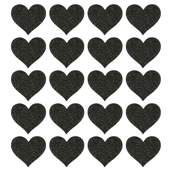 10 par Glitter Brystvorte Dækker Engangs Brystvorte Patches