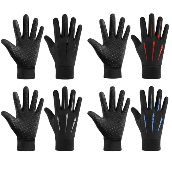 Vinter Touch Handskar Kallvattent?ta Motorcykel Cykel Handskar Ut Black ONESIZE