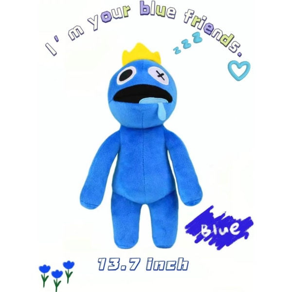 4 kpl, 11,8-15,7 tuumaa, Rainbow Friends -pehmolelu, joululahja pojalle Vihreä ja musta