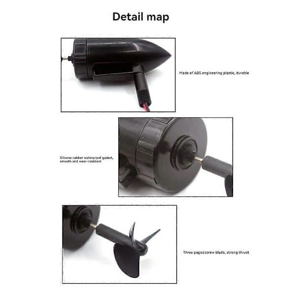 Bådad DIY Modificeret Kit til Flytec 2011-5 Fiske Bådad_tfrf