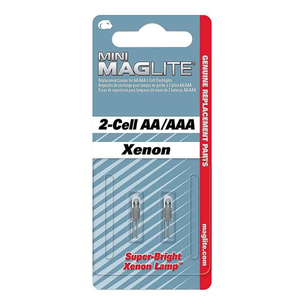 Ægte Mini Maglite erstatningspærer. AA + AAA 2 celle lygter - Mag lite