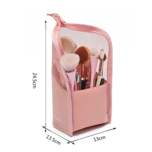 Etui til sminkebørster ROSA rosa