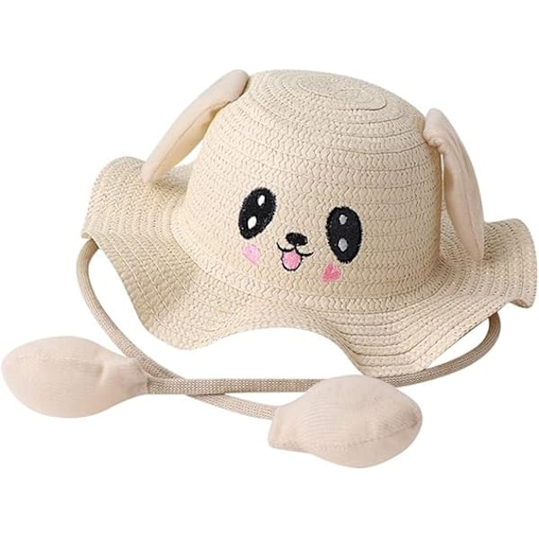 Solhatt Rolig Bucket Hat Bredbremmet Sommer Solbeskyttelse Hatt Barn Sammenleggbar Strandhatt Søt Fiskerhatt UPF 50 Utendørs Solkrem