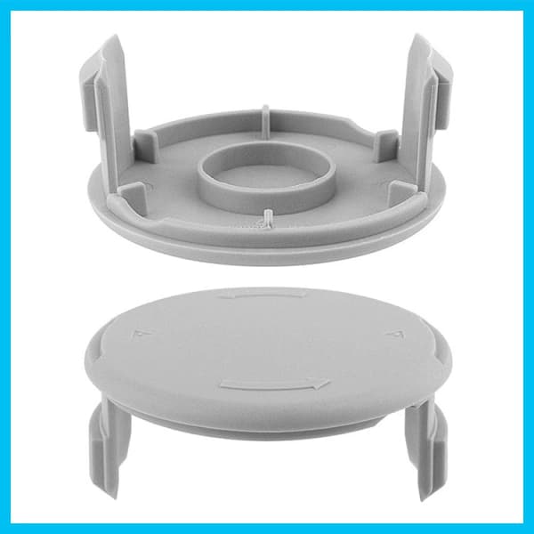 4-pakning trimmer spoledeksler ABS erstatningsdeksler for RYOBI AC80RL3 AC14RL3A gresstrimmere grå Grey