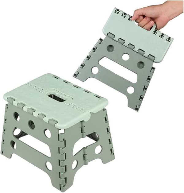 Foldeskammel - 22,3 cm – til børn og voksne – grøn