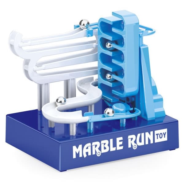 Kulbanesett for barn, Marble Race Track Marble Maze Madness Adventure Game Yellow model