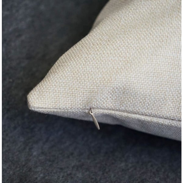 Engelsk alfabet Putetrekk Plante Bomull Lin Putetrekk For Sofa Seng Hjem Dekor 18 X 18 Tommer Bokstav W