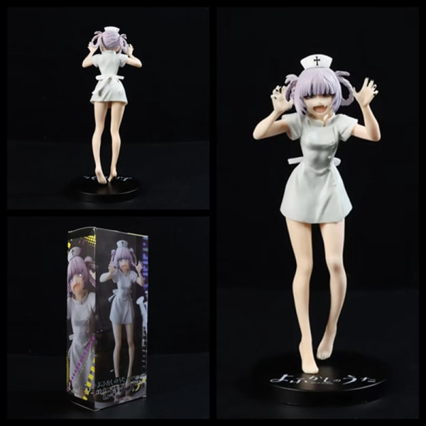 18 cm Anime Call Of The Night Figurer Nanakusa Nazuna Vampyr Nu vit one size