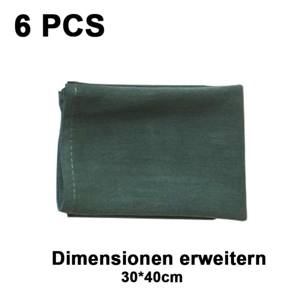 IC Stofservietter, linnedservietter, genanvendelige servietter Grøn