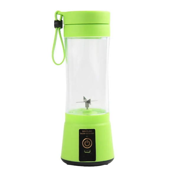 Bärbar fruktjuiceblandare sommar personlig elektrisk miniplaska hem USB 6 blad juicepresskoppmaskin för kök Green Other