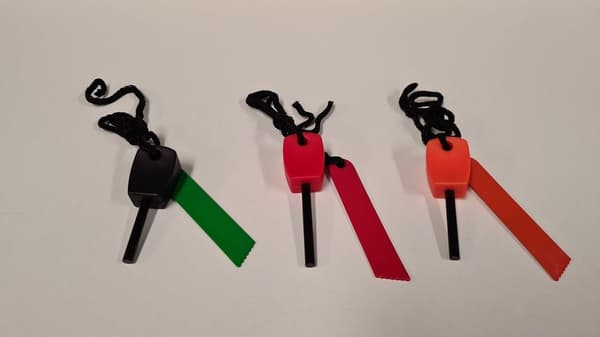 Magnesiumstænger - Overlevelsessæt - Optændingsstål - 1 sæt med 3 styk
