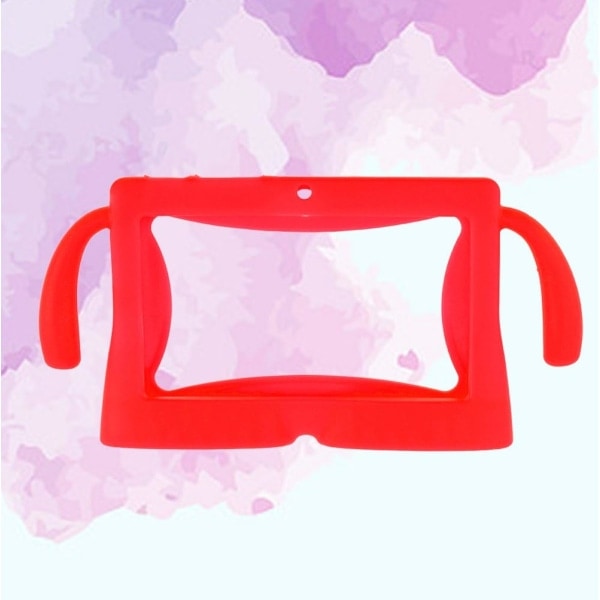 CDQ 7-tums cover i blød silikongel til Q88 Android Kids Tablet PC til barn (Rose Red)