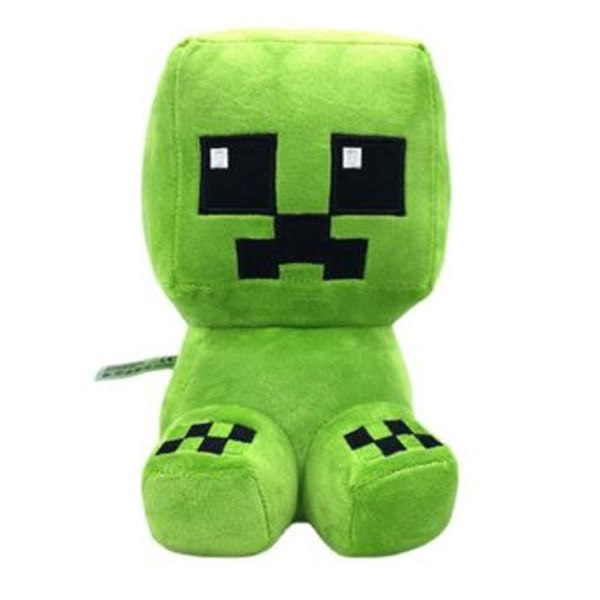 CDQ Minecraft Creeper Plys Grøn/Sort 26cm