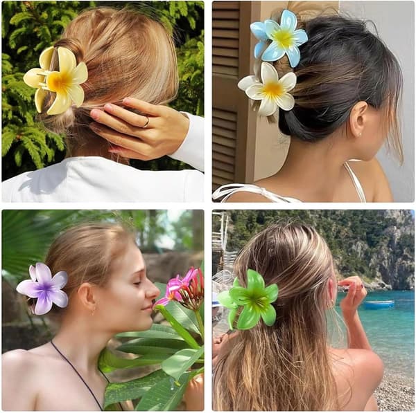 Hårklemmer - Til mellemkraftigt hår - Damer og piger - Tilbehør - Blomsterhårklemmer