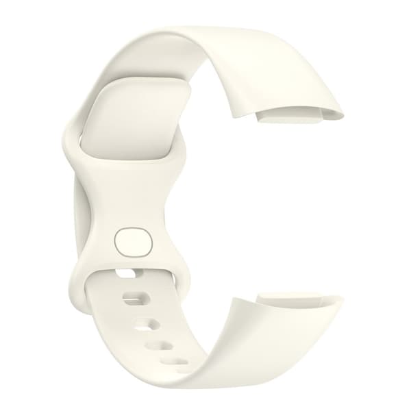 Fitbit Charge 6 / 5 ranneke TPU (S) Beige 15